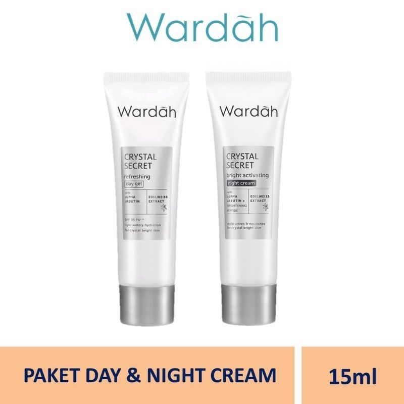 Crystal Wardah White Secret Night Cream 15ml/Cream White Secret Wardah