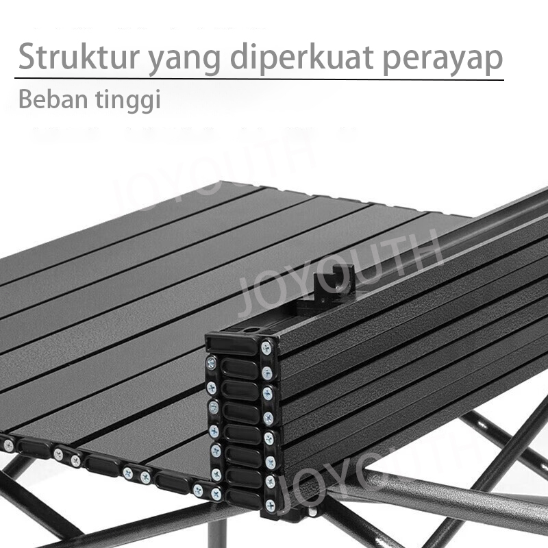 【Ready Stock】Meja Lipat Outdoor Meja portabel stabil Aluminium Meja Lipat Camping