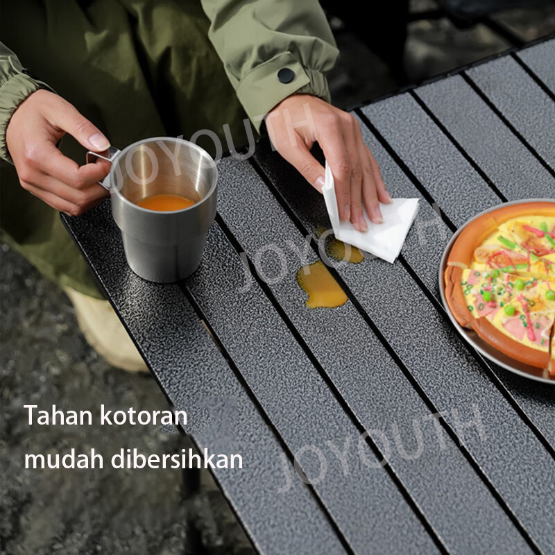 【Ready Stock】Meja Lipat Outdoor Meja portabel stabil Aluminium Meja Lipat Camping