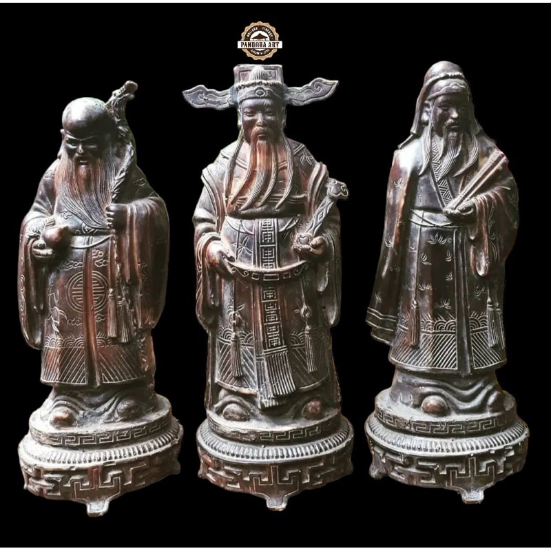 Patung Dewa Fu Lu Shou lawas