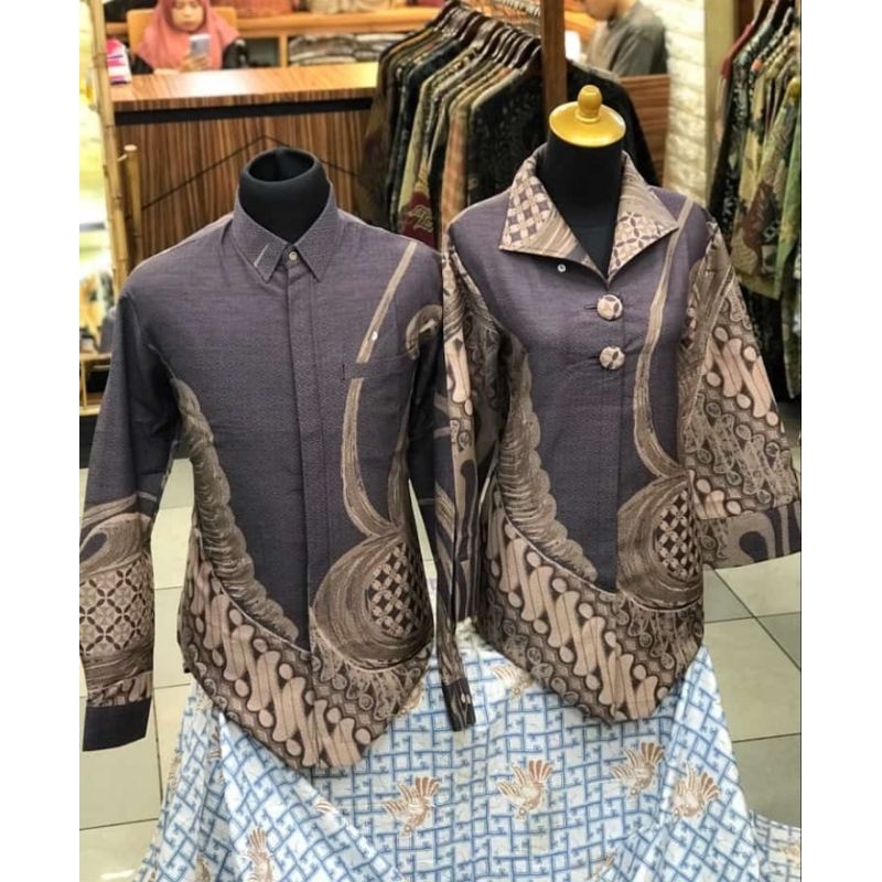 Batik atasan Tunik wanita batik pria full trikot batik blus wanita bahan doby