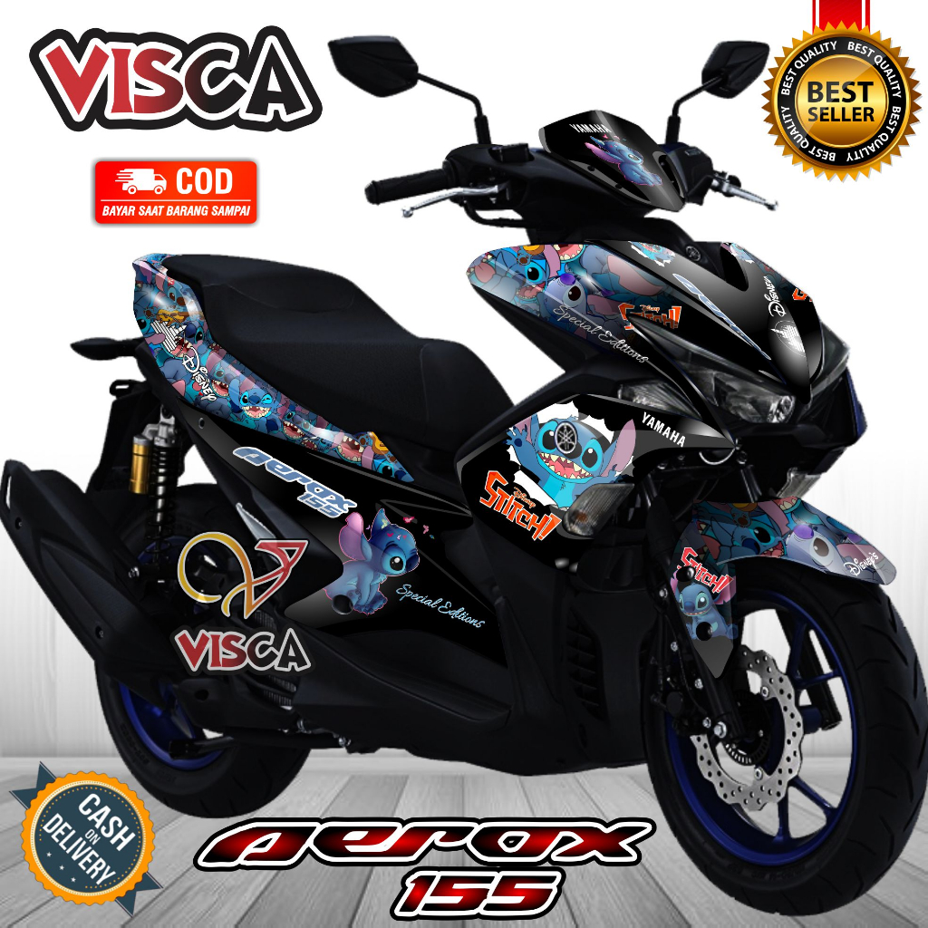 Decal Aerox 155 Old Full Body Stiker Aerox 155 Old Keren Striping Aerox 155 Old Variasi Decal Hologr