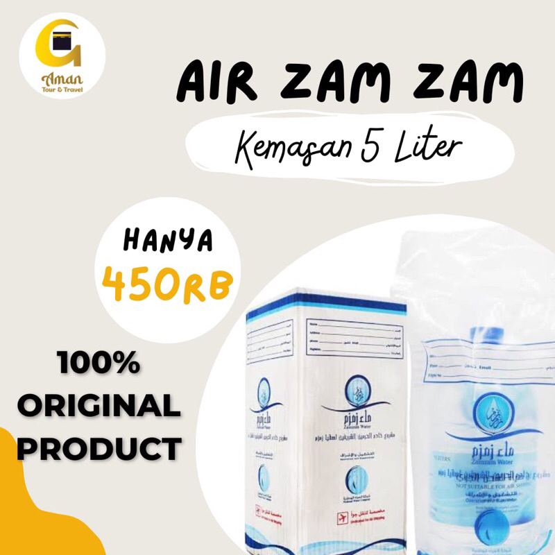 

Air Zam2 5Liter Asli dari Mekah