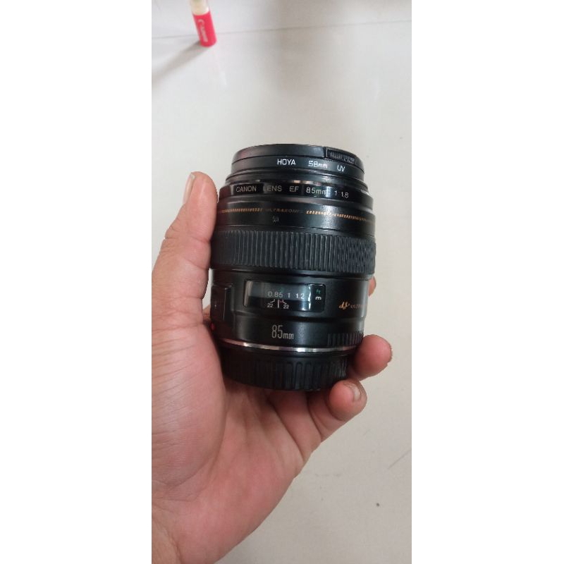 lensa canon 85mm canon f1,8mm second fungsi normal