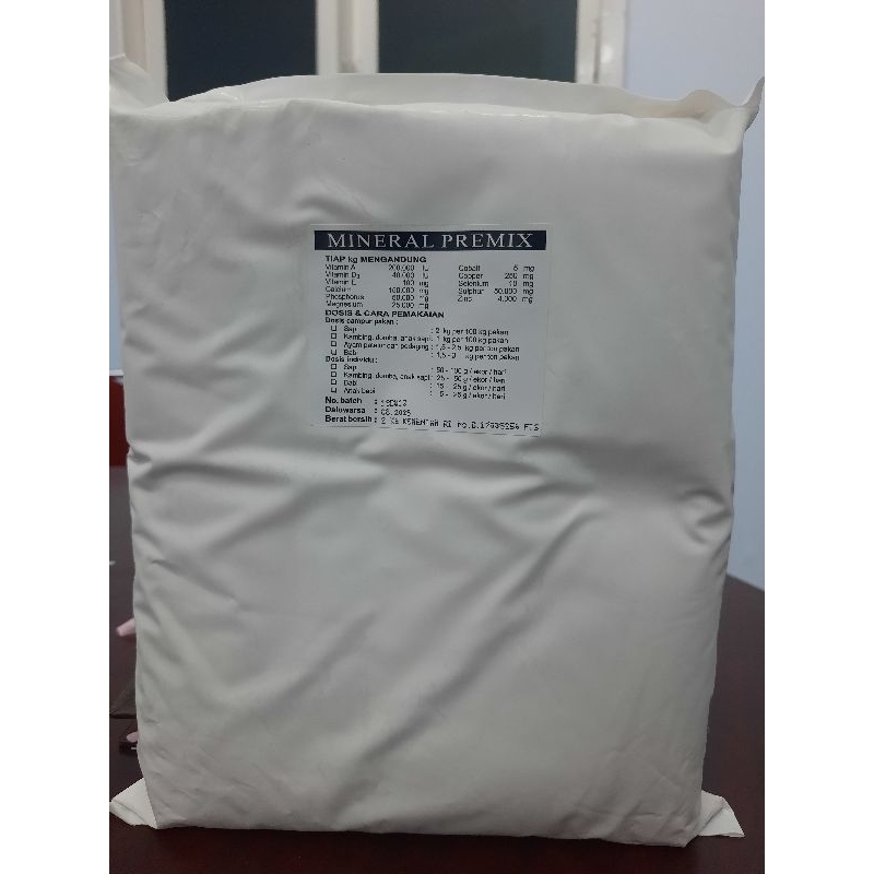 MINERAL PREMIX 2 KG TMC/Vitamin pemacu pertumbuhan Sapi, Kambing, Babi (Isi 2kg)
