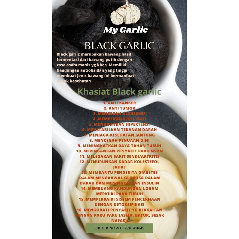 

my garlic bawang hitam dengan berbagai macam khasiat 200gr