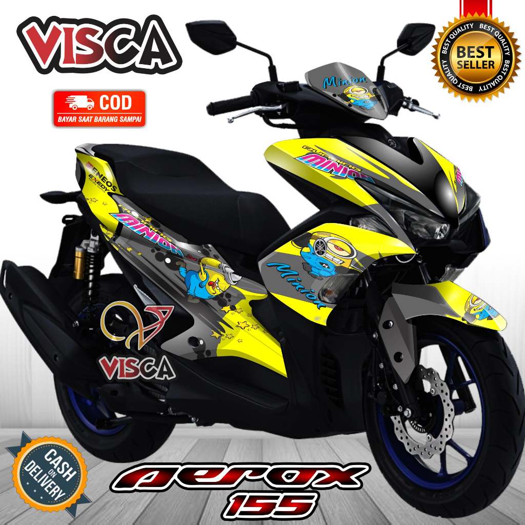 Decal Aerox 155 Old Full Body Stiker Aerox 155 Old Keren Striping Aerox 155 Old Variasi Decal Hologr