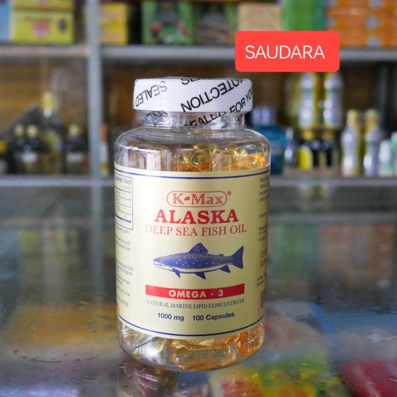 ALASKA DEEP SEA FISH OIL isi 100 Kapsul