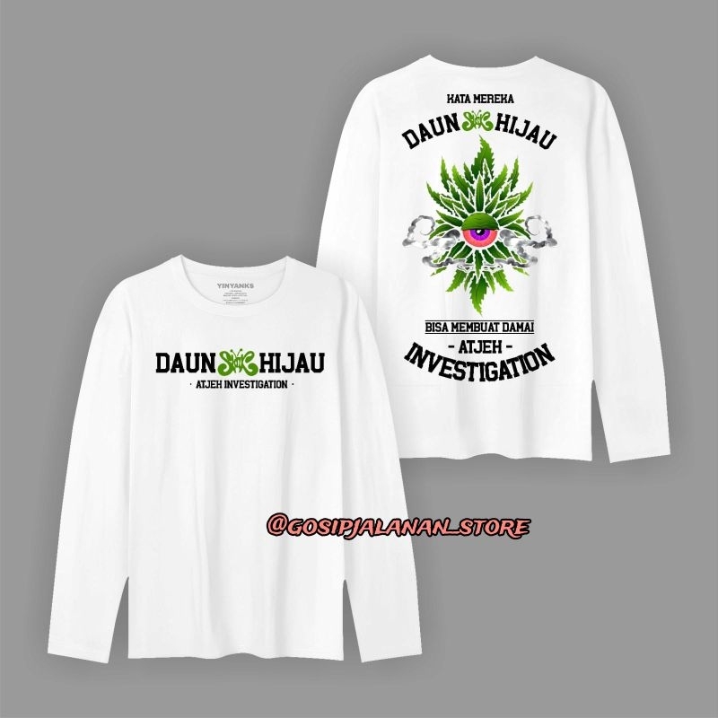 KAOS LENGAN PANJANG SLANK//DAUN HIJAU SLANK//KAOS MUSIK//KAOS DISTRO~KAOS T-SHIRT KOMUNITAS