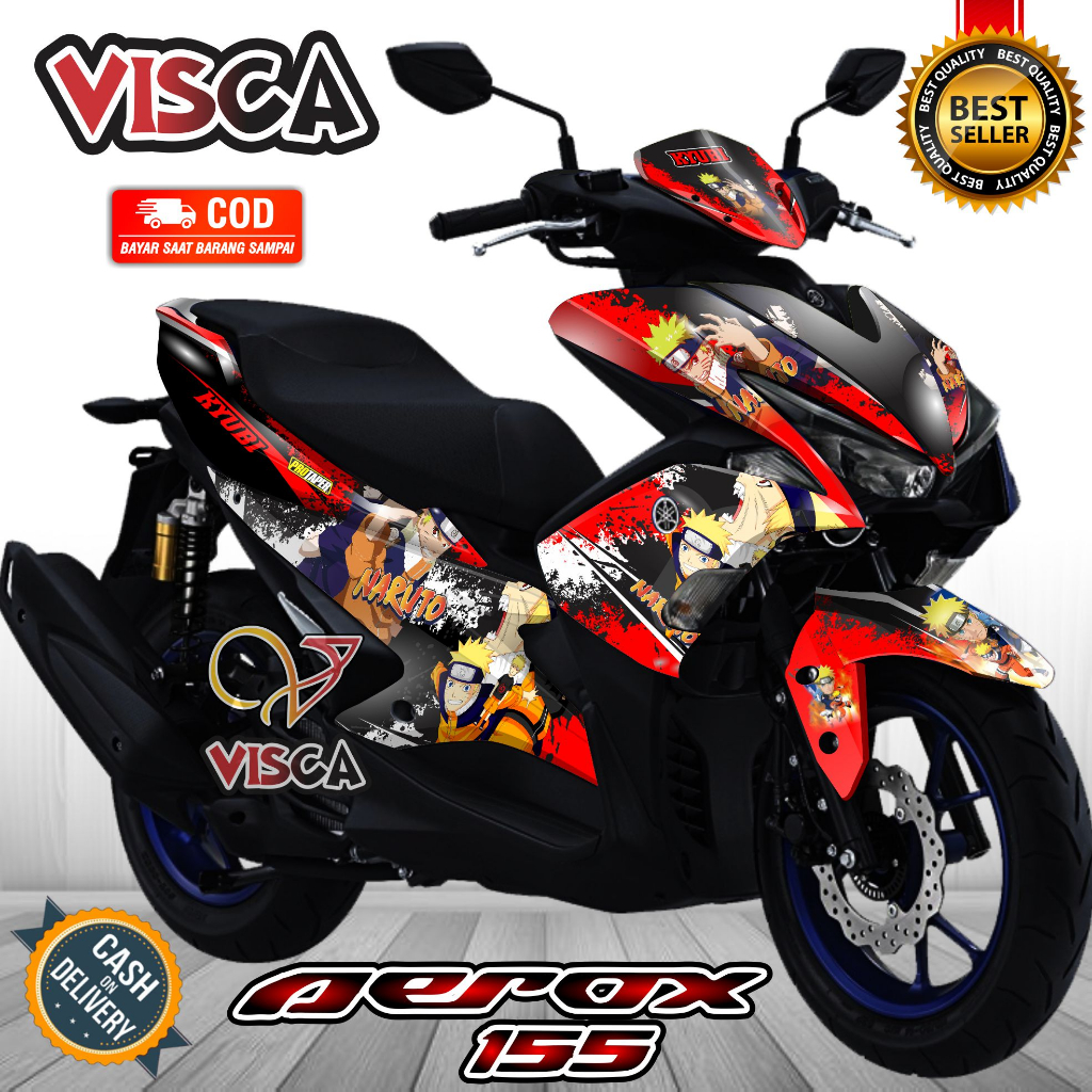 Decal Aerox 155 Old Full Body Stiker Aerox 155 Old Keren Striping Aerox 155 Old Variasi Decal Hologr