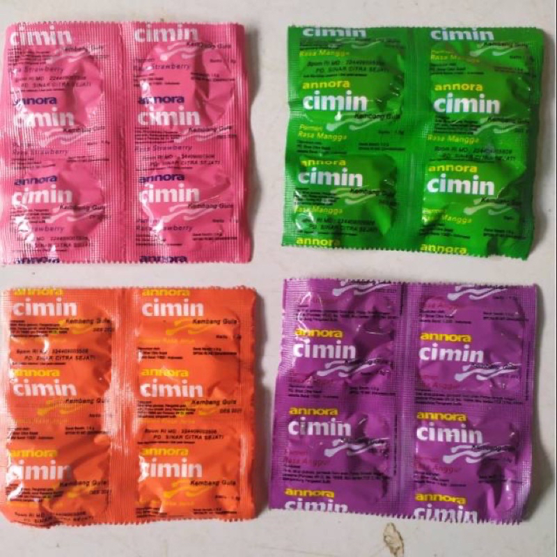 

permen cimin annora 1pk / permen cimin jadoel / makanan jadoel