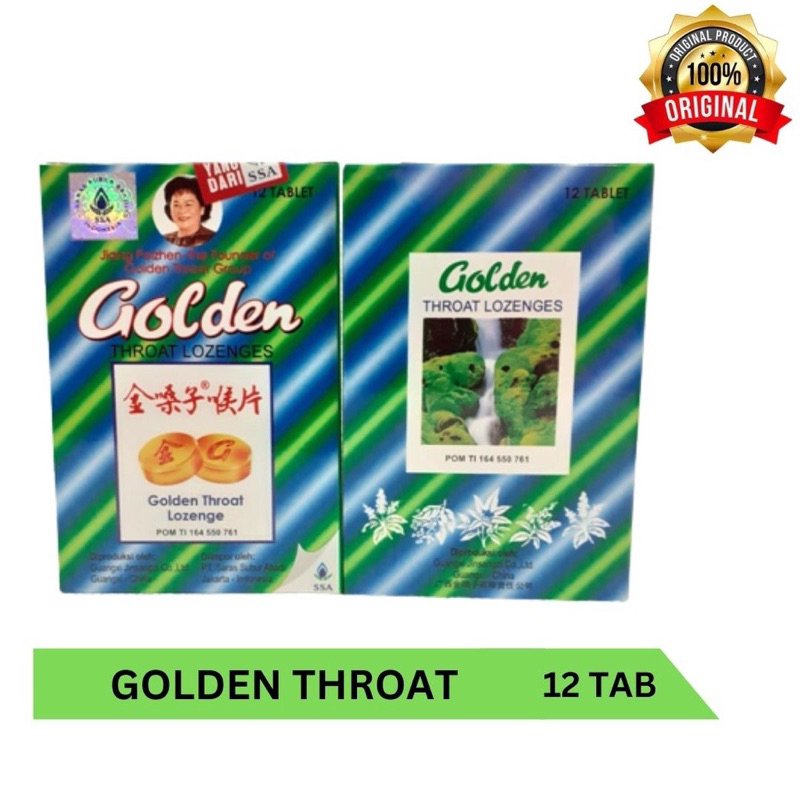 

Golden Throat 12 Lozenges lozenge permen meredakan sakit tenggorokan chinese per sachet