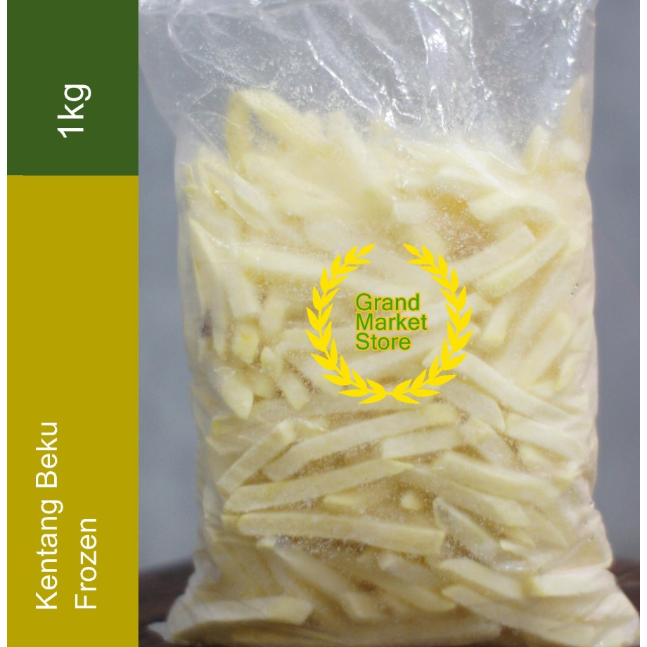 

French Fries Kentang Goreng Beku Straight Cut Kentang Berlapis Tepung 1kg 1000 gram