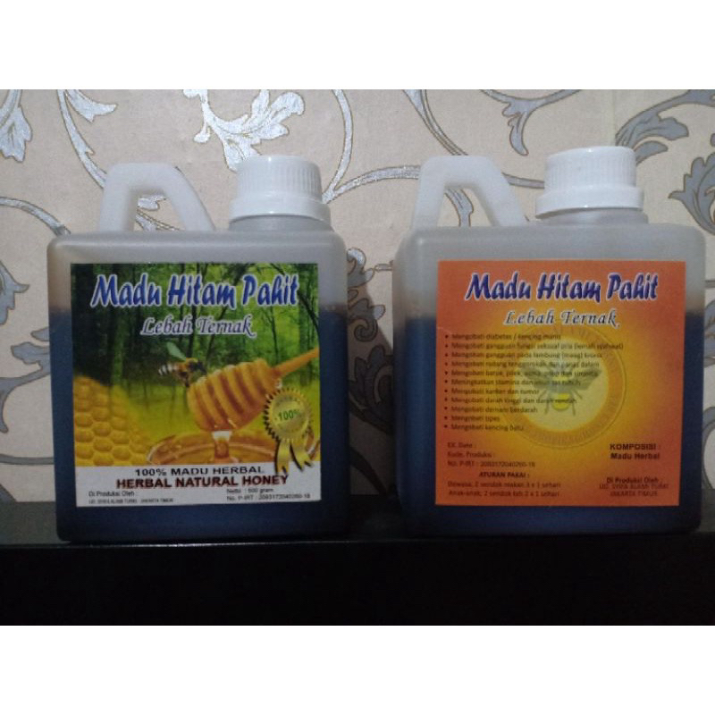 

Madu Hitam Pahit Lebah Ternak, UD Syifa Alami Turki 500gr