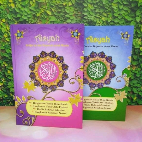 Mushaf Alquran Aisyah Alquran terjemahan tafsir untuk wanita ukuran A5 Tanggung