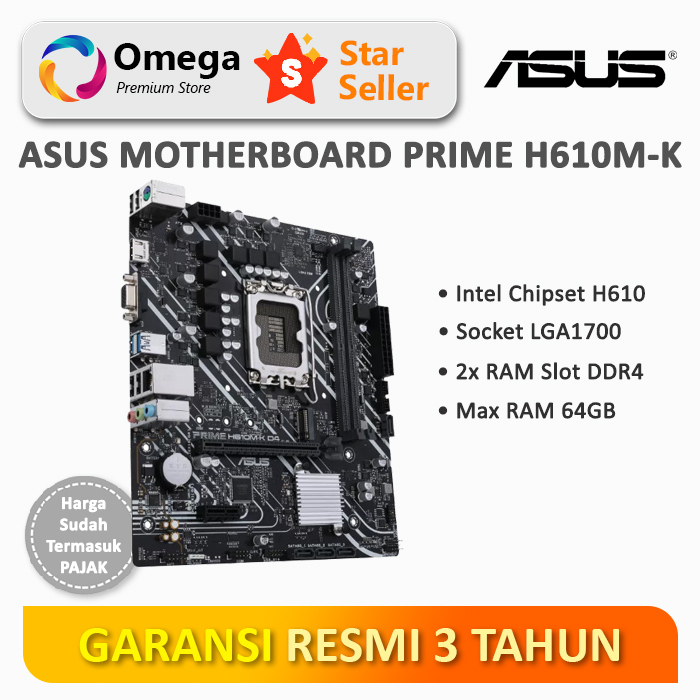 ASUS Motherboard PRIME H610M-K