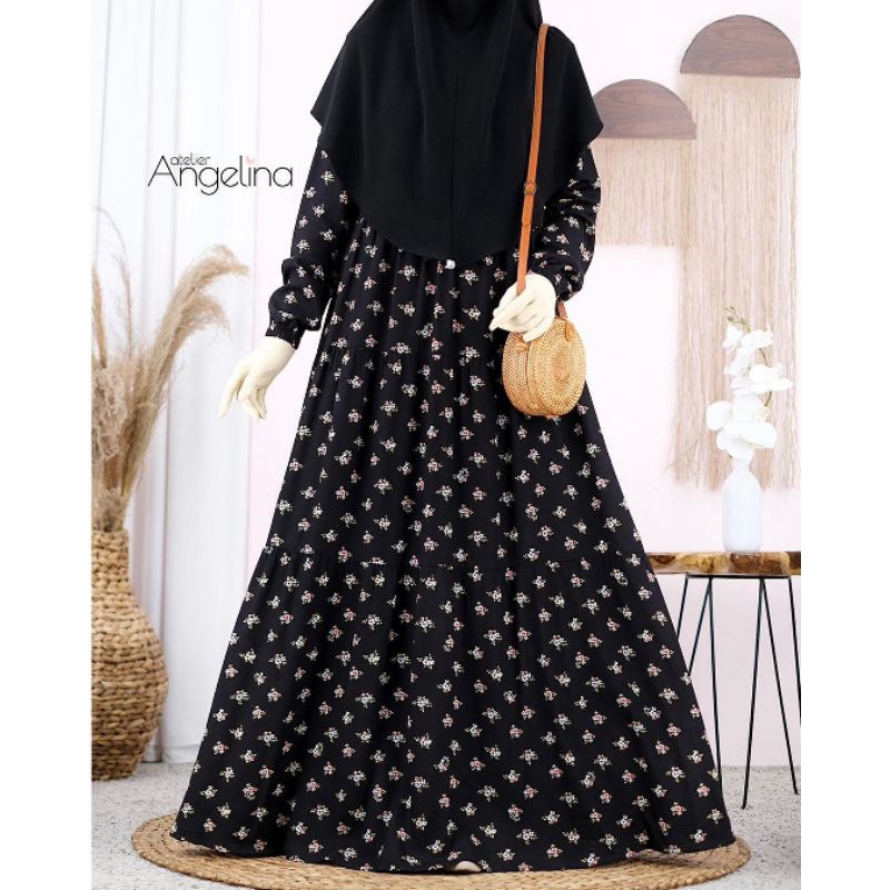 MALLOW - Black | Bella Dress Basic Viscose Size M Original by Atelier Angelina (Juni 2022)