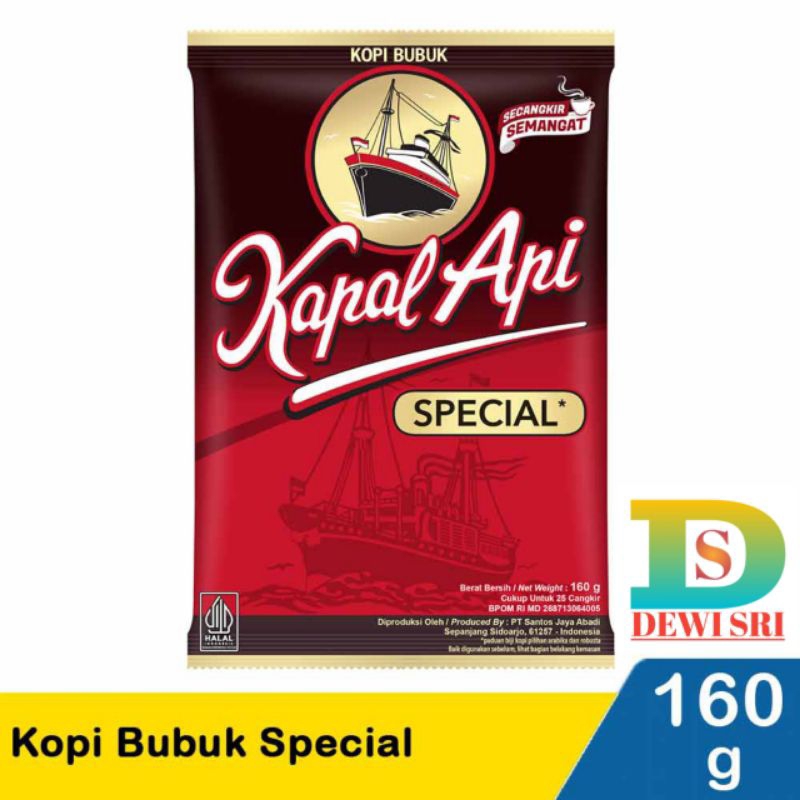 

Kopi Bubuk KAPAL API Special Kemasan 160gr