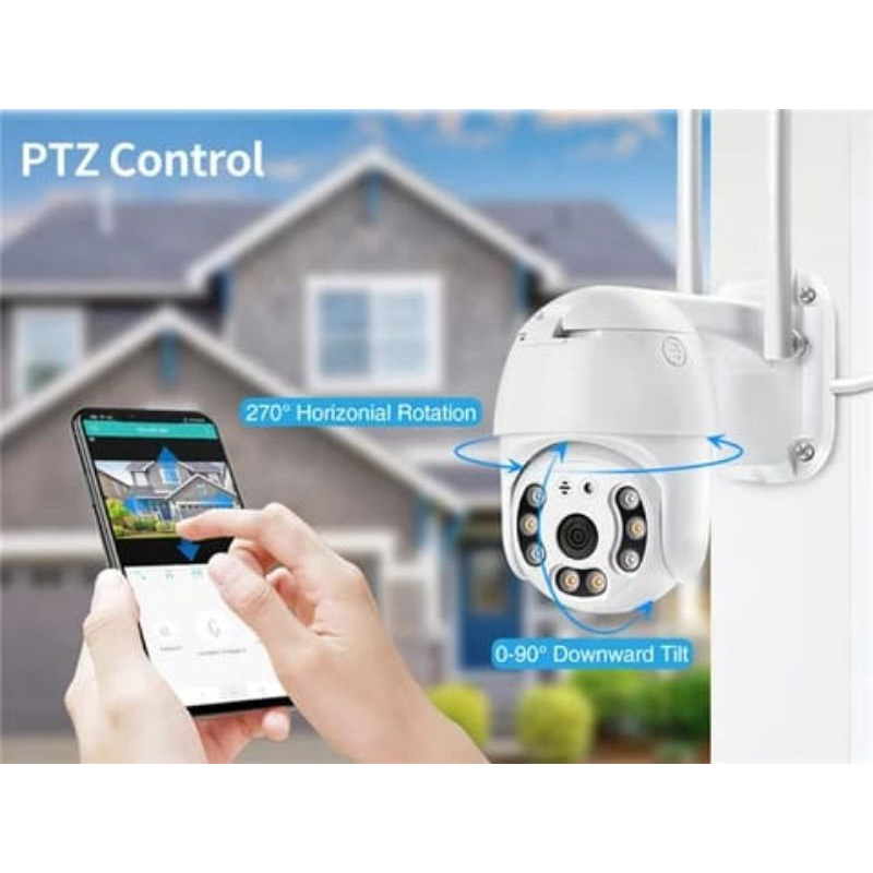 NEW IP CAM OUTDOOR WIRELESS V380 CCTV PTZ 1080P 8MP CCTV KAMERA FULL HD P2P AUDIO KOMUNIKASI CCTV