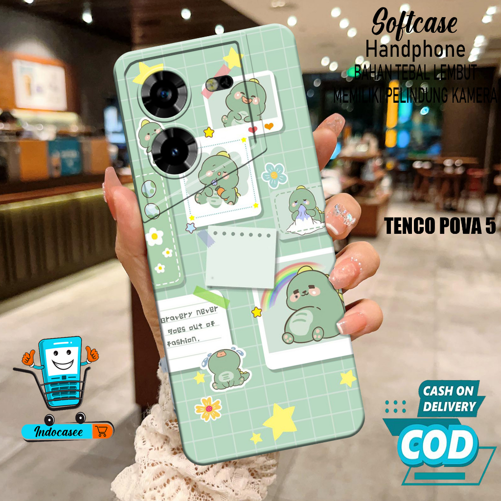 Case Hp TECNO POVA 5 2023 - Softcase TECNO POVA 5 2023 Terbaru - Casing TECNO POVA 5 2023 - Kesing T