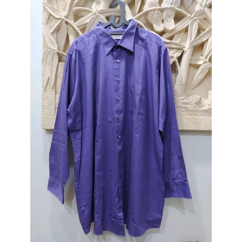 Kemeja Pria Jumbo / Kemeja Pria Jumbo Ungu / Kemeja Pria Jumbo Brand / Kemeja Pria Jumbo Preloved Ra