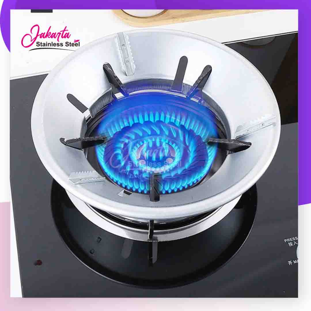 JSS - Alas Tatakan Kompor Gas Stove Cover Anti Angin Dudukan Kompor Alumunium