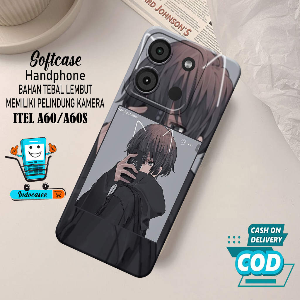 Case Hp ITEL A60/A60S 2023 - Softcase ITEL A60/A60S 2023 Terbaru - Casing ITEL A60/A60S 2023 - Kesin