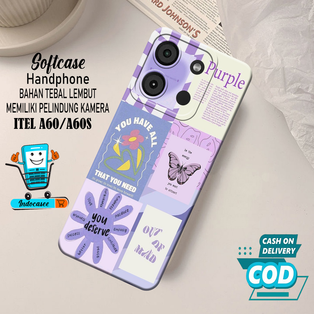 Case Hp ITEL A60/A60S 2023 - Softcase ITEL A60/A60S 2023 Terbaru - Casing ITEL A60/A60S 2023 - Kesin