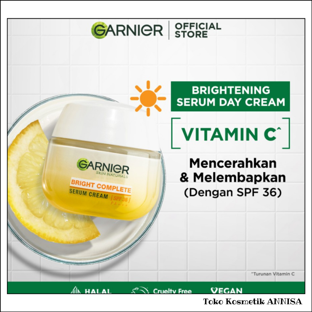 GARNIER Bright Complete Serum Cream SPF 36