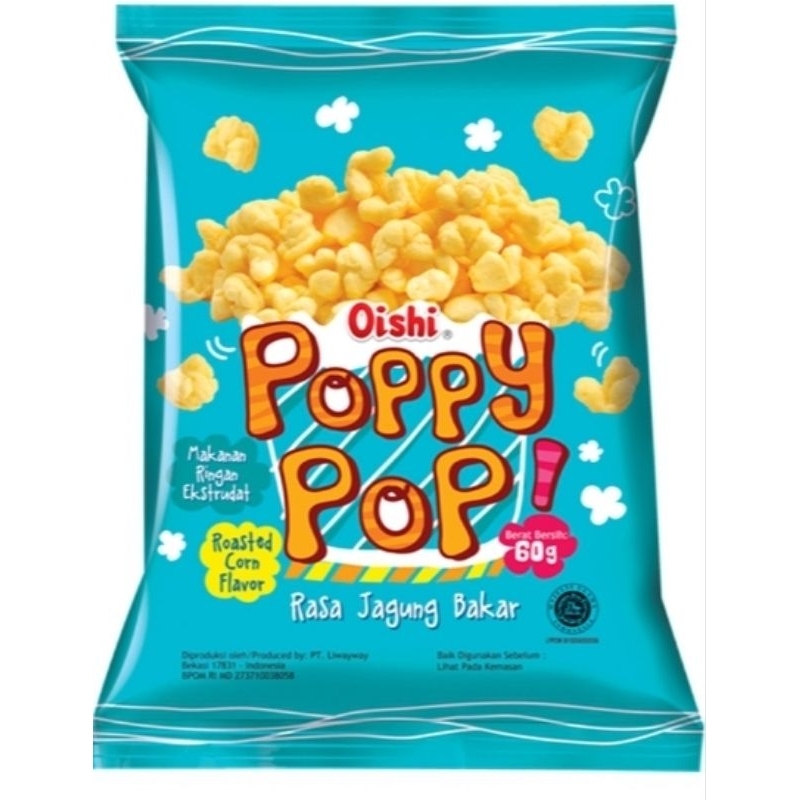 

snack Oishi Poppy Pop Jagung Bakar 65 g