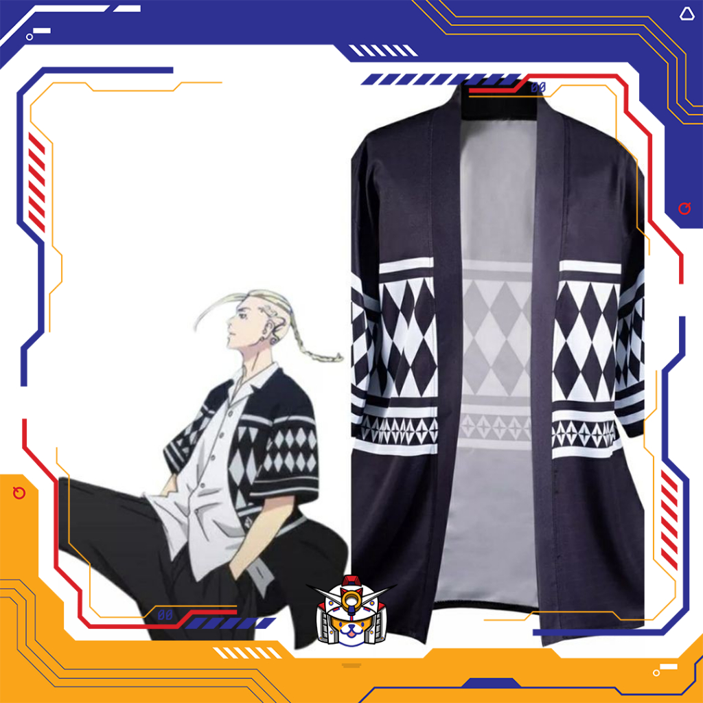 [QTakasi] TOKYO REVENGGERS COSPLAY DRAKEN TOKYO MANJI GANG ANIME BLAZER CARDIGAN KIMONO