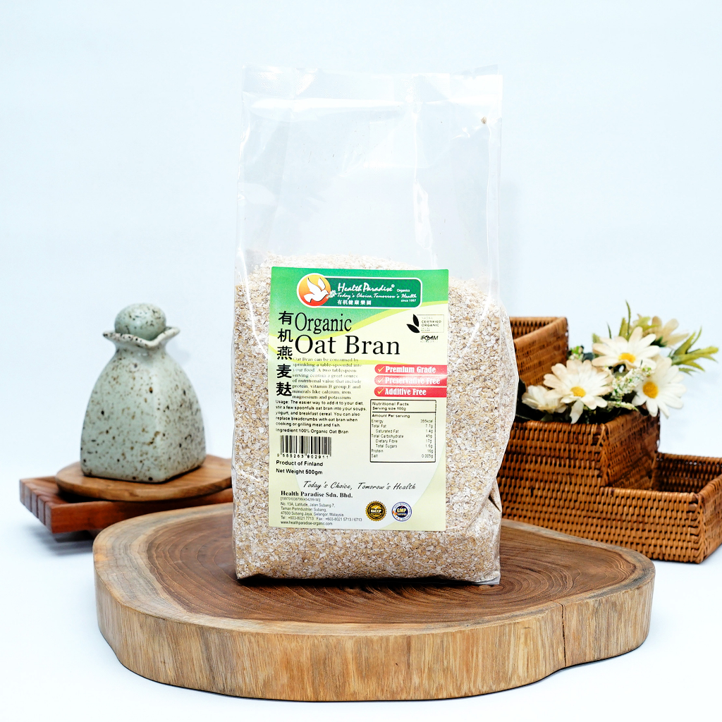 

HP Organic Oat Bran 500gr Gandum Organik