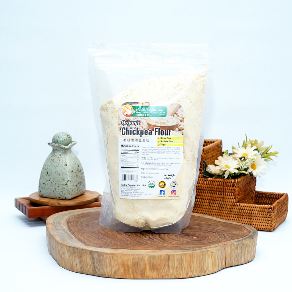 

HP Organic Chickpea Flour 500gr Tepung Kacang Arab Organik