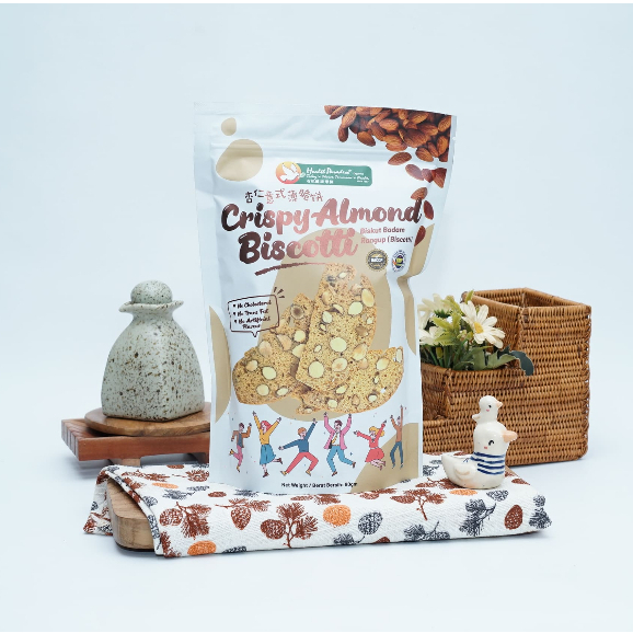 

HP Crispy Almond Biscotti 80gr Biskuit Almond