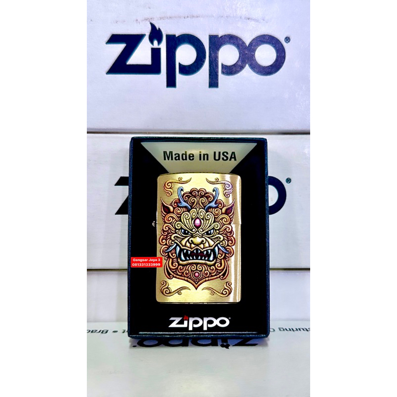 korek zippo original USA 204B Asian Dragon
