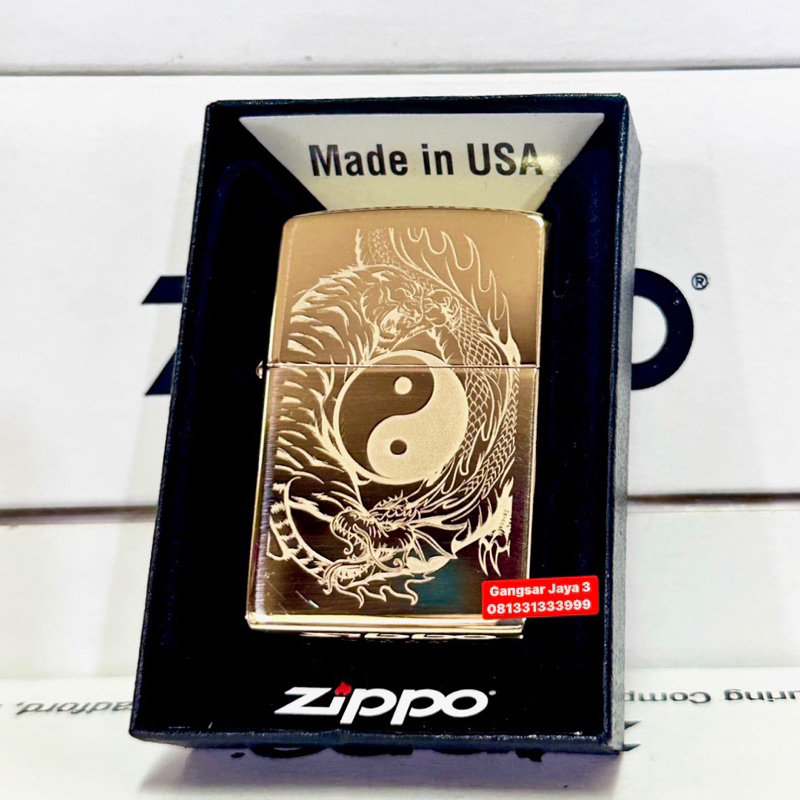 korek zippo original USA 49024 Tiger Dragon Design