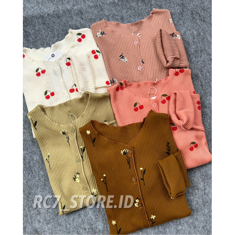 CARDIGAN RAJUT // CARDIGAN WANITA MOTIF // CARDIGAN CROP KOREA