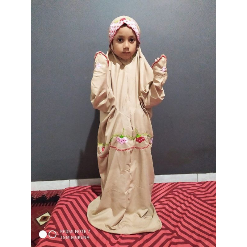 Mukena Anak Balita paud katun mikro terusan Warna Terusan Mukena katun mikro terusan bordir terusan 