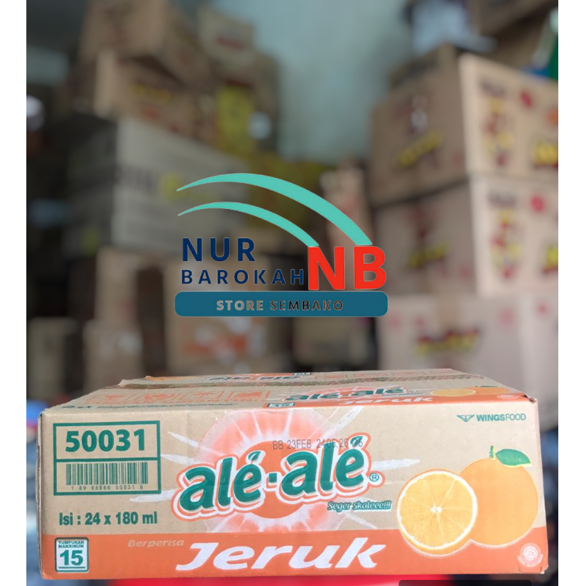 

Ale Ale Rasa Jeruk 1 Dus (Isi 24x180ml)