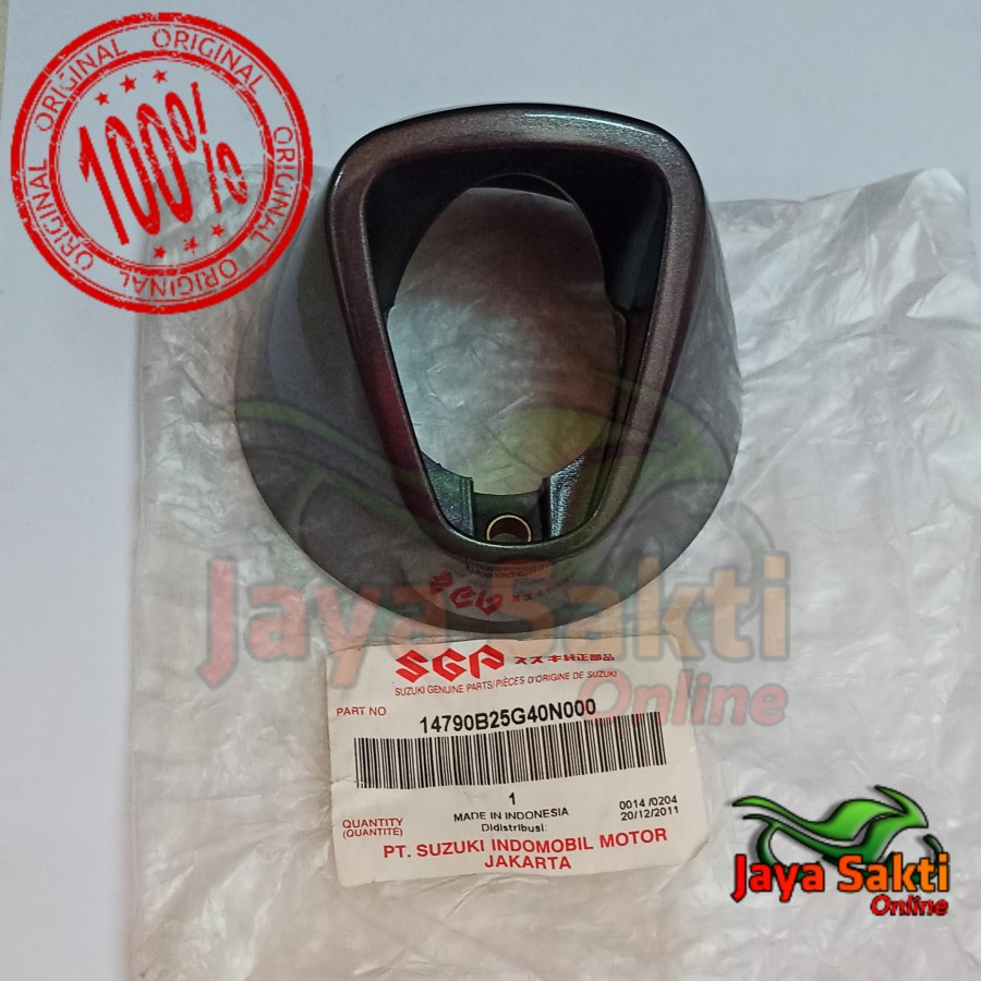 COVER KNALPOT BELAKANG SATRIA FU 150 2012 ASLI SGP
