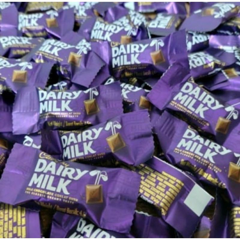 

Dairy Milk Cadbury Ecer satuan 4.5 Gram