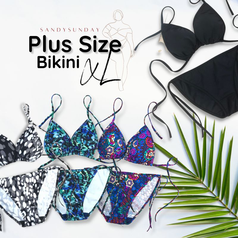 Bikini Set BigSize - XL Avisa Plus Size Bikini Tali Bikini Pantai Jumbo Bikini Segitiga Jumbo