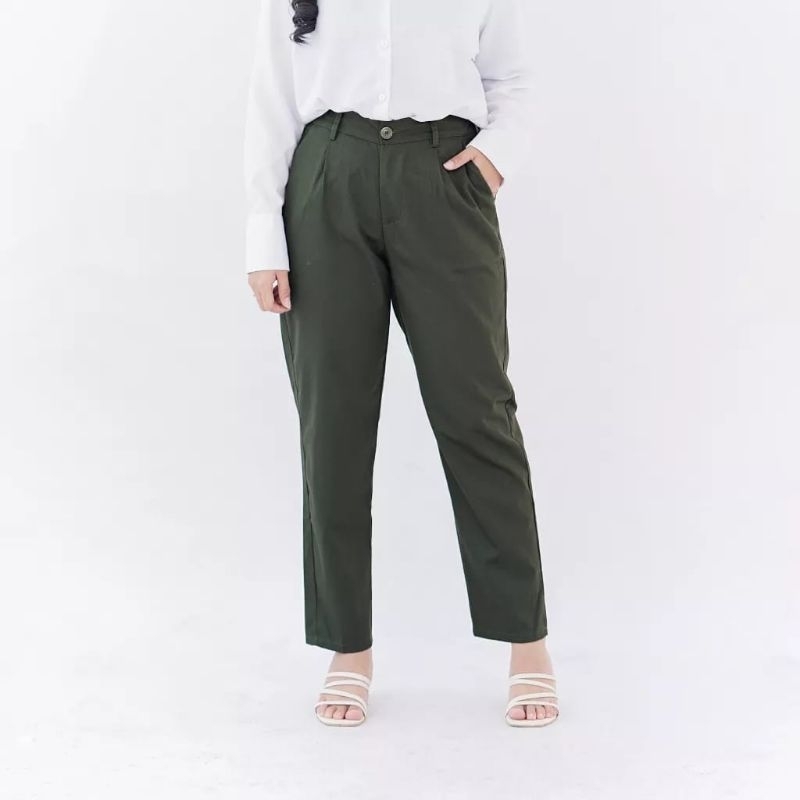 Baggy Pants Wanita Highwaist Terbaru Premium  Celana Kantor Baggy Pants Kasual Formal Non Formal