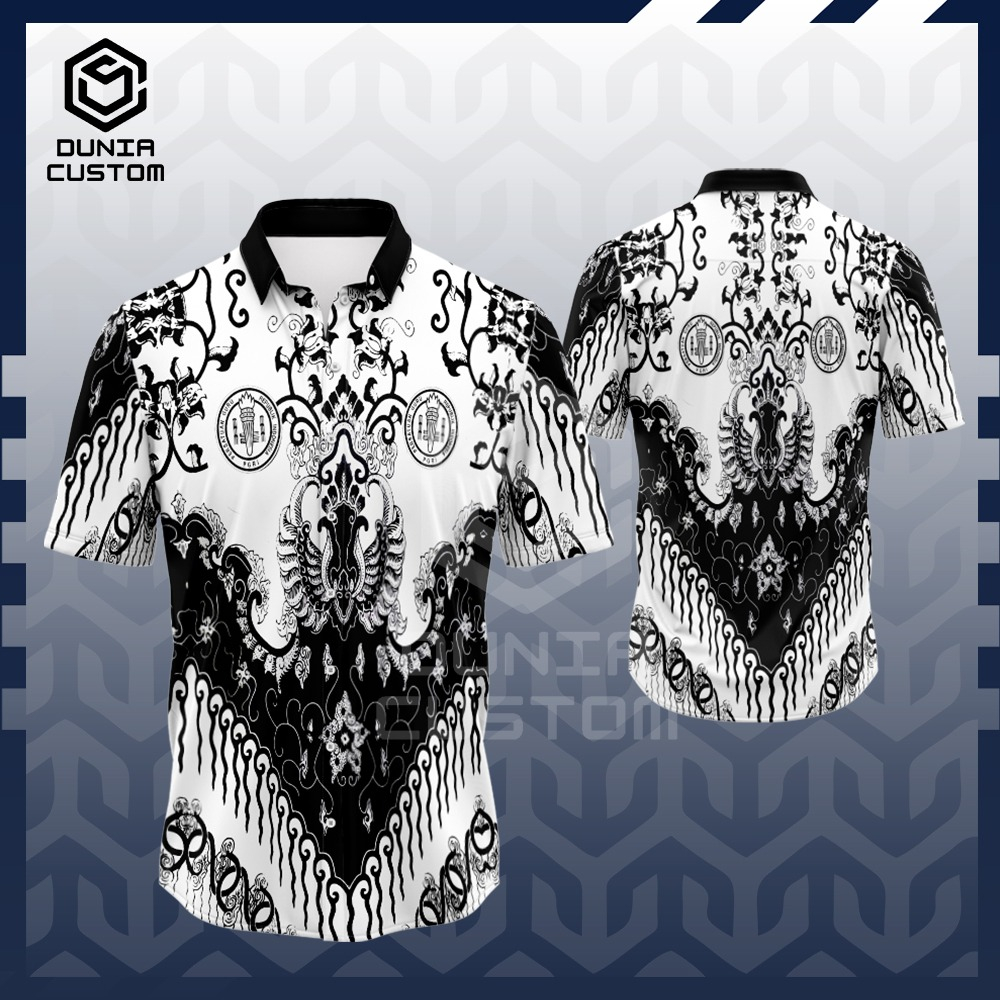 Jual Baju Wangki Polo Seragam Batik Guru PGRI PNS PPPK Fullprint