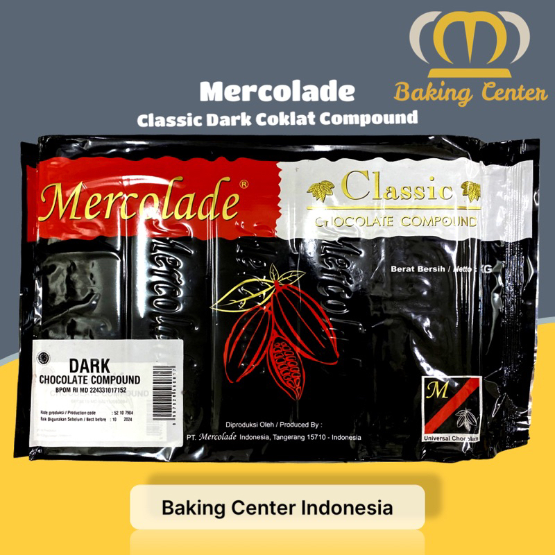 

Mercolade Classic Dark Coklat Compound 5kg