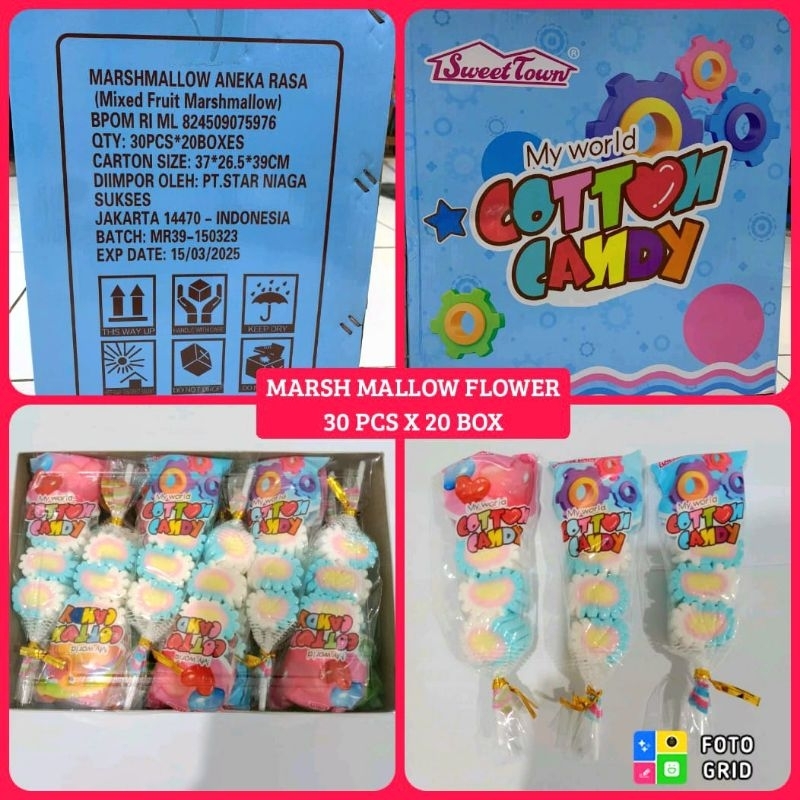 

Permen Cemilan Snack Marshmallow Bunga Flower Daisy Mainan Anak Murah