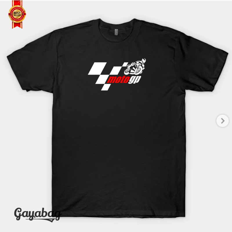 T-shirt kaos baju lengan pendek o-neck unisex motor balap moto gp road race best seller