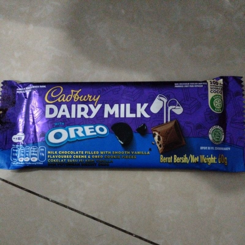 Cadbury dairy milk Oreo 60gr