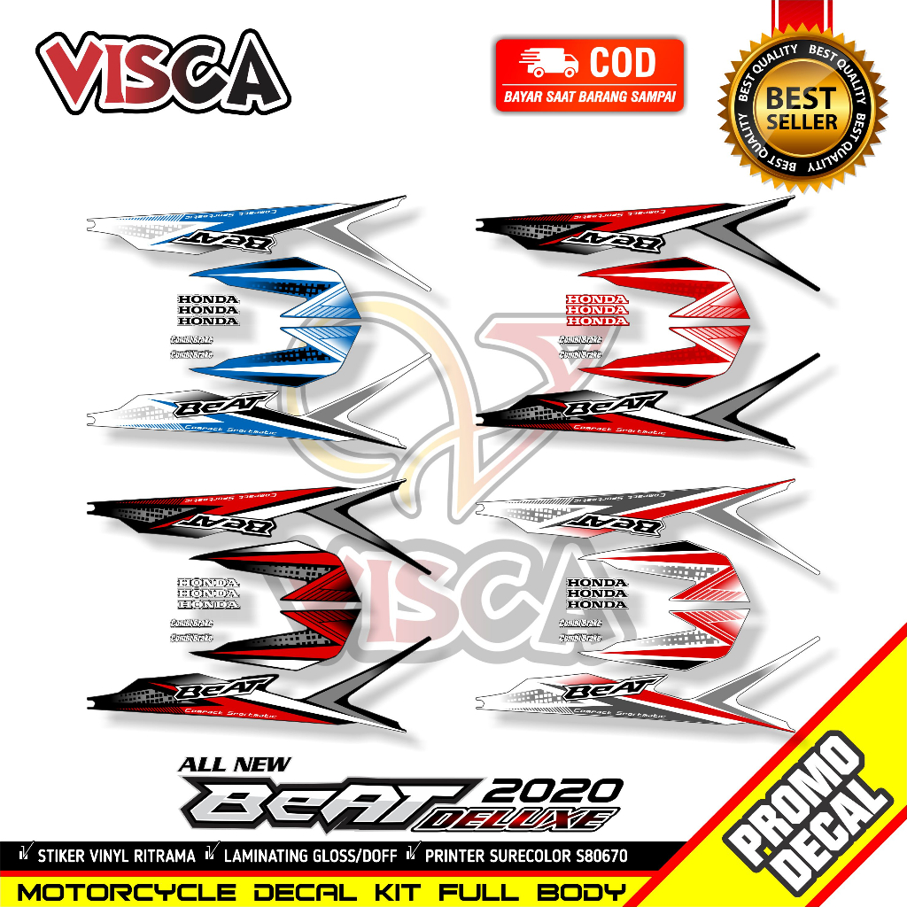 Stiker Striping Les Ori Beat DELUX 2020
