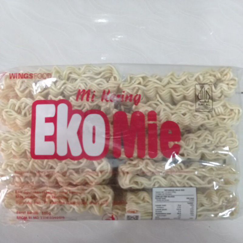 

Mie Kering Eko Mie
